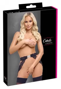 Cottelli LINGERIE Suspender Belt heart L/XL