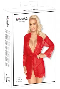 kissable Kimono red L/XL