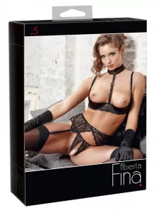 Abierta Fina Shelf Bra Set 80B/M