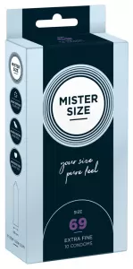 Mister Size 69mm pack of 10