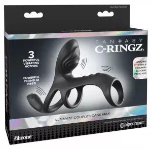 Fantasy C-Ringz FCR Couples Cage Max Black