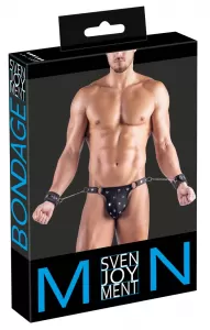 Svenjoyment Bondage Men's Thong and Cuffs 3XL