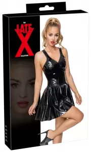 Late X Latex Mini Dress M