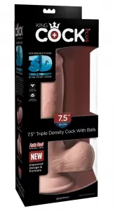 King Cock Plus KCP 7.5 Triple Density Cock wi