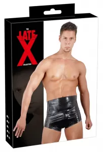 Late X Latex Diaper Briefs black S