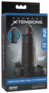 Fantasy X-tensions FXT Vibr. Real Feel 2in. Black