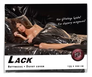 fetish Collection Vinyl Duvet Cover black pagalvės užvalkalas ir