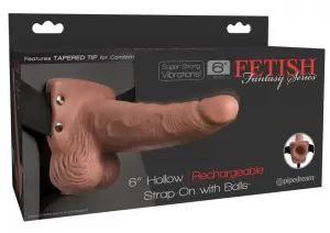 Fetish Fantasy Series FF 6 Hollow Strap-On with Ball