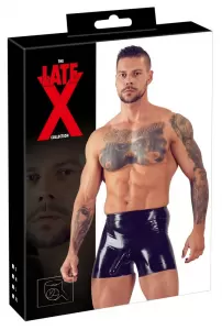 Late X Men's Latex Briefs black XL