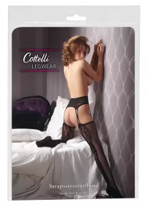 Cottelli LEGWEAR Susp. Straps + Stockings S/M