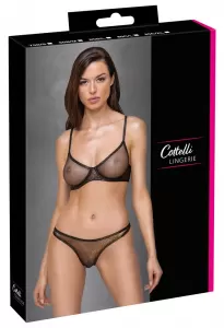 Cottelli LINGERIE seksualus 2 dalių komplektas BH Set Shaped 80C/L