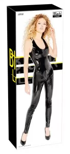 Black Level Vinyl Jumpsuit Zip M