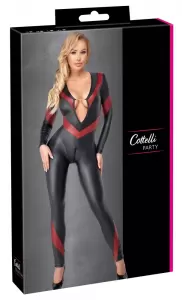 Cottelli PARTY Jumpsuit w. red XL