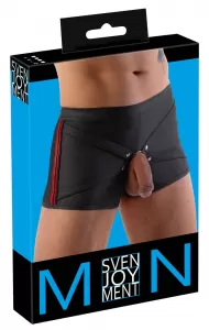 Svenjoyment M. Pants black/red M