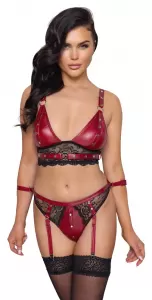 braletės ir kelnaičių komplektas Bra Set Bondage S