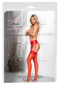 Cottelli LEGWEAR Stockings red M