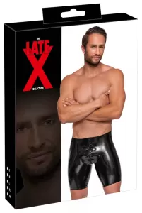 Late X Men's Latex Pants Zip M