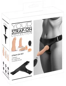 You2Toys Strap-On Set RC Vibe 2 Dildos
