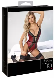 Abierta Fina Body red/black S