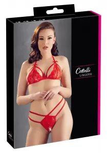 Cottelli LINGERIE Lace Set red XL