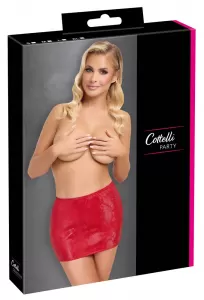 Cottelli PARTY Mini Skirt red L