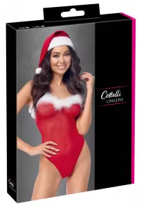 Cottelli LINGERIE X-Mas Body and Hat L/XL