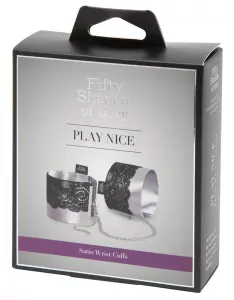 Fifty Shades of Grey FSOG Play Nice Satin & Lace Wr