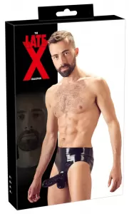 Late X Men's Latex Briefs S