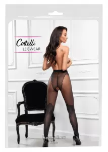 Cottelli LEGWEAR Crotchless Tights 4