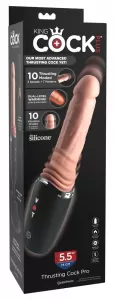 King Cock Plus KCP 5in. Sil.Thrusting Cock Pr
