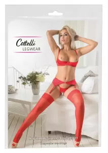 Cottelli LEGWEAR Stockings red 5