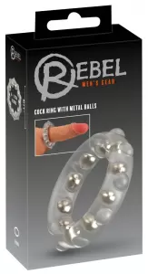 Rebel Cock Ring With Metal Bal
