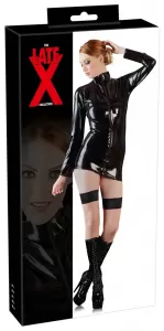 Late X Latex Shirt zip black XL