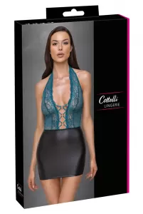 Cottelli LINGERIE Dress black/teal L