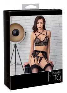 Abierta Fina Bra Set XL