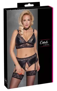 Cottelli CURVES Bra and Suspender Briefs 4XL