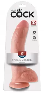 King Cock KC 9" Cock with Balls Light