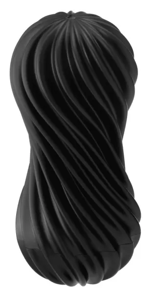 Tenga Flex Rocky Black diskreti&scaron;kas masturbatorius &ndash; nuotrauka 2