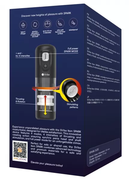 Snail Vibe SVibe Ikon spark Masturbator Vibruojantis masturbatorius &ndash; nuotrauka 14