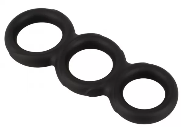 Erecto Triple Cock Ring Penio žiedas - užveržėjas &ndash; nuotrauka 2
