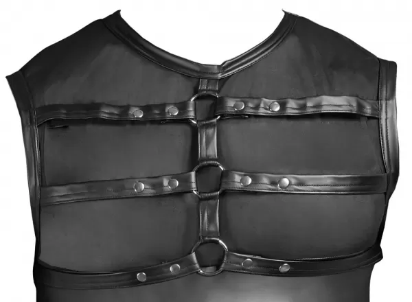 Nek Men's Top Harness M seksualūs vyri&scaron;ki mar&scaron;kinėliai &ndash; nuotrauka 6