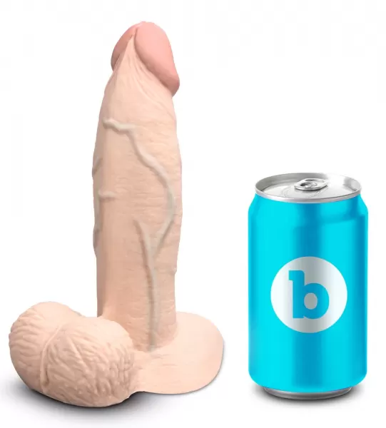B-Vibe Slipskin 7" Girthy Crea Dildo ir falo imitatorius &ndash; nuotrauka 2