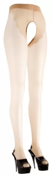 Cottelli legwear Tights Skin-coloured 1 Prisegamos kojinės &ndash; nuotrauka 4