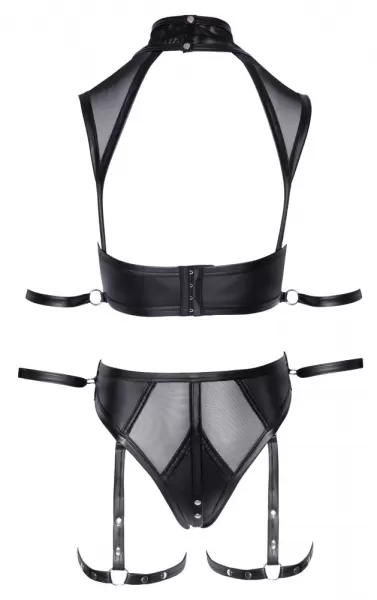 Bondage Top and Briefs black xl Seksuali liemenėlė &ndash; nuotrauka 6