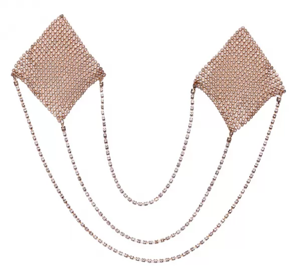 Cottelli accessoires Nipple Jewellery gold Seksuali juvelyrika &ndash; nuotrauka 6