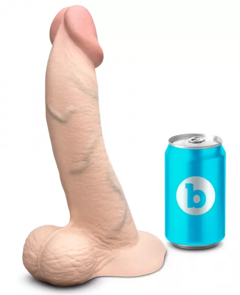 B-Vibe Slipskin Curved Cream Dildo ir falo imitatorius &ndash; nuotrauka 2
