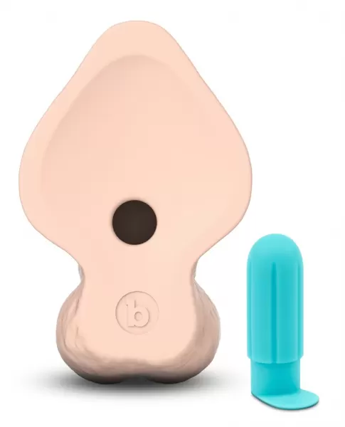 B-Vibe Slipskin Curved Cream Dildo ir falo imitatorius &ndash; nuotrauka 7