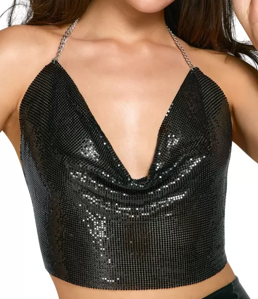 Cottelli accessoires Metal Top black Teminis kostiumas &ndash; nuotrauka 4