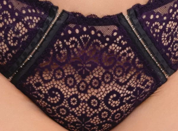 Cottelli curves Bra Set purple 4XL Plius dydžio seksuali apranga &ndash; nuotrauka 8