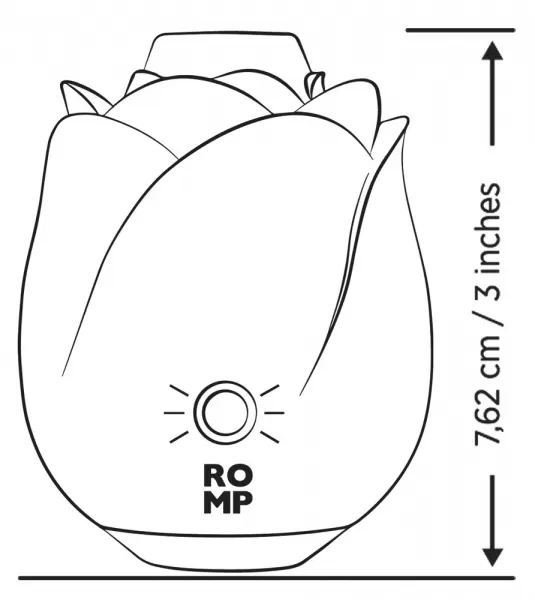 Romp Rose Glow Vibratorius &ndash; nuotrauka 15